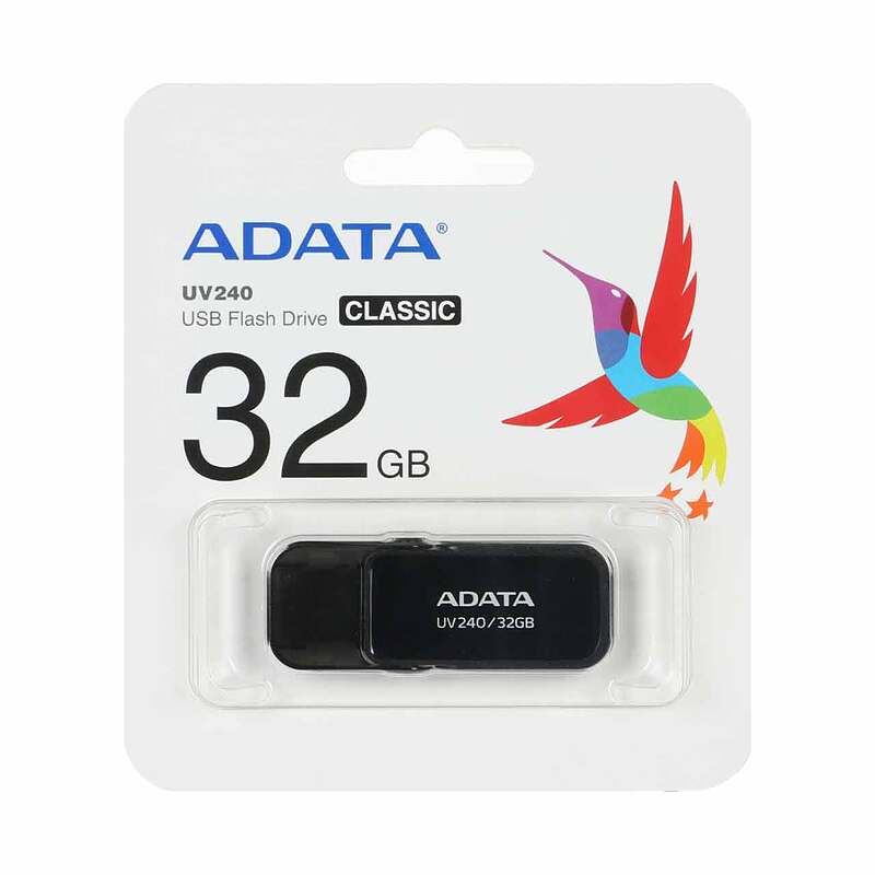 ADATA UV240 CLASSIC USB 2.0 Flash Memory - 32GB مشکی (گارانتی پنج ساله آونگ)