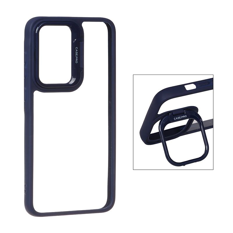 قاب Case Pro استند شو Samsung Galaxy A35 - سرمه ای