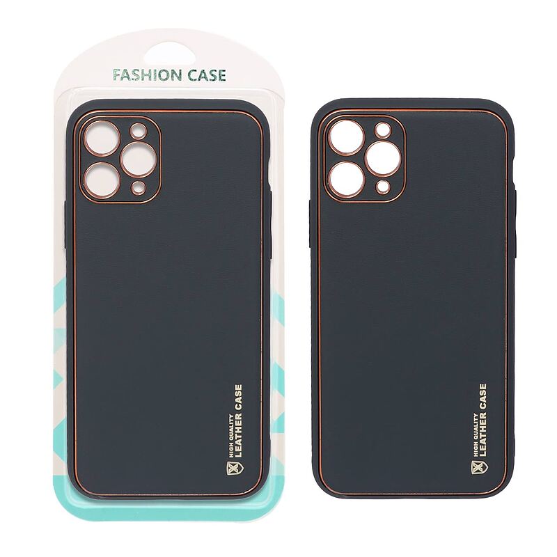 قاب آیفون مای کیس چرم اورجینال  Iphone 11 Pro case خاکستری (پک اصلی)