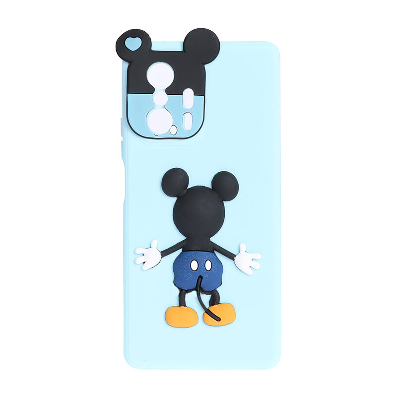 قاب شیائومی Mickey mouse برجسته Xiaomi Mi 11T / 11T Pro - آبی آسمانی - طرح 295