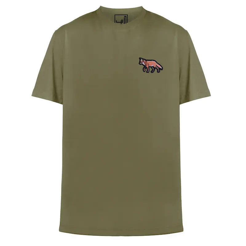 تیشرت گلدوزی طرح روباه | FOX