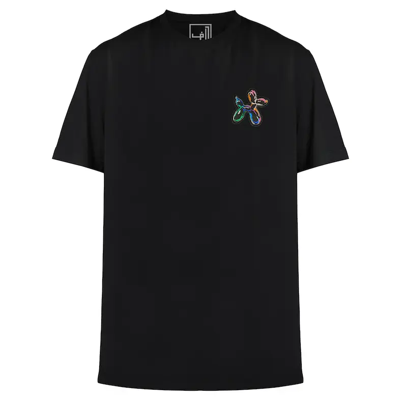 تیشرت گلدوزی طرح سگ بادکنکی | BALOON DOG