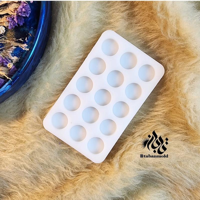 قالب ۱۵تایی دایره ساده ۱/۵سانتی