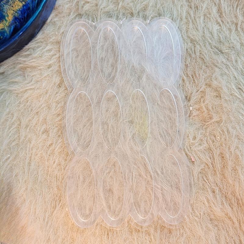 قالب گیره موی بیضی