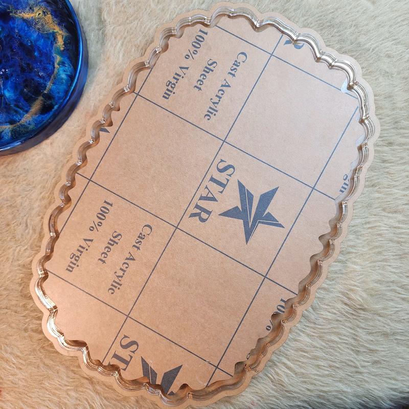 حوضچه قالبگیری سینی دفرمه بیضی