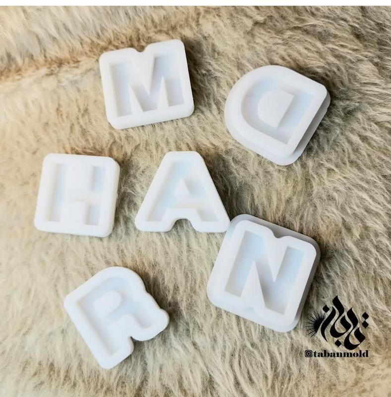 قالب حروف تکی فونت ساده 