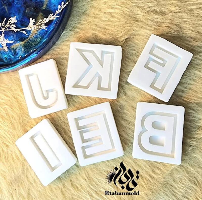 قالب حروف تکی آکواریومی