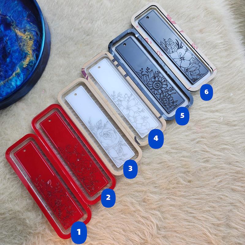 حوضچه قالبگیری بوکمارک طرح حک