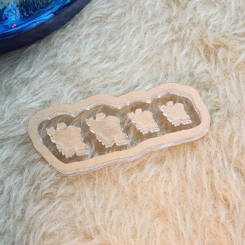 حوضچه قالبگیری _نقشه ایران چهارتایی مدل حک