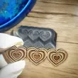 قالب سیلیکونی گیره مو کد f51