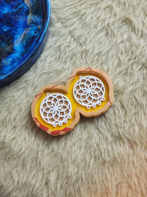 حوضچه قالبگیری _ بیس گوشواره کد 60