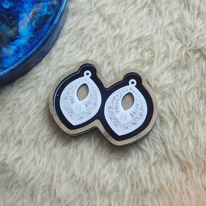 حوضچه قالبگیری _ بیس گوشواره کد 70