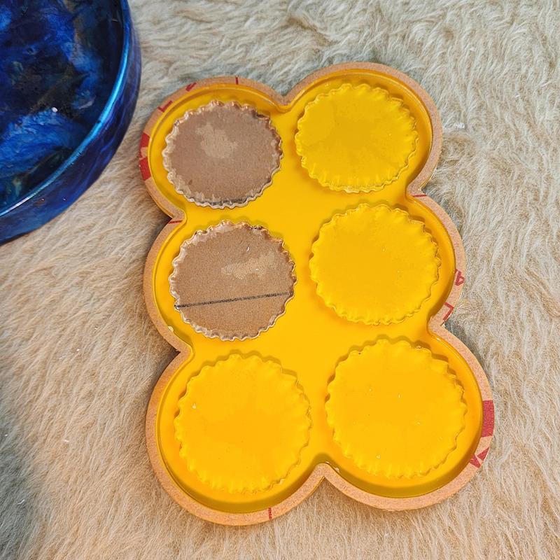 حوضچه قالبگیری _پالت ۶تایی دایره دفرمه