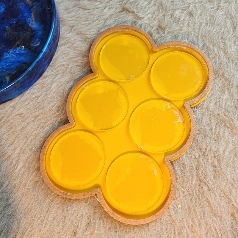 حوضچه قالبگیری _پالت دایره ۶تایی ۶سانتی