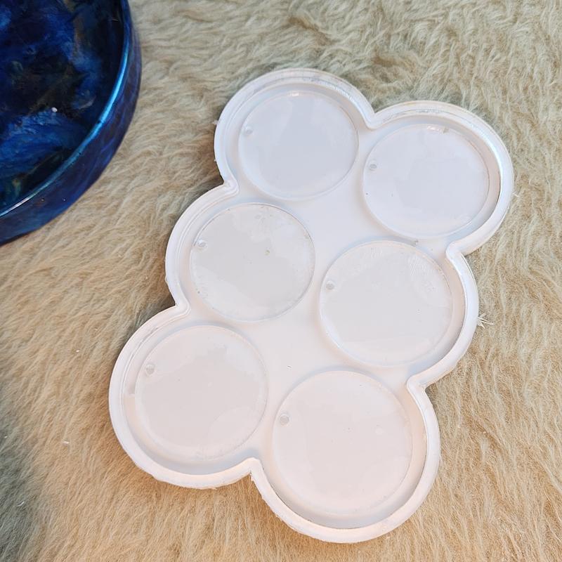 حوضچه قالبگیری _پالت ۶تایی دایره ۶سانتی پیندار 