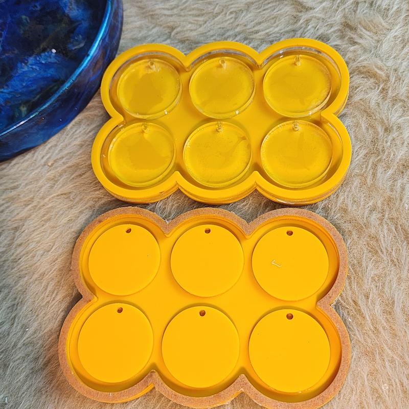 حوضچه قالبگیری _پالت ۶تایی دایره ۴سانتی پیندار 