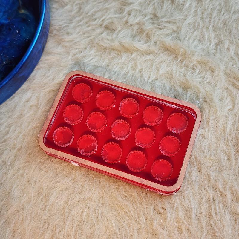 حوضچه قالبگیری _پالت دایره ۱/۵سانتی دفرمه