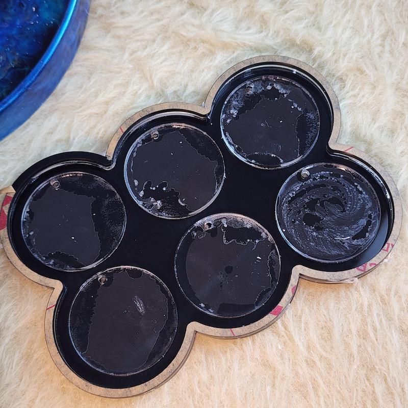 حوضچه قالبگیری _پالت دایره ۶تایی پیندار ۴/۵سانتی