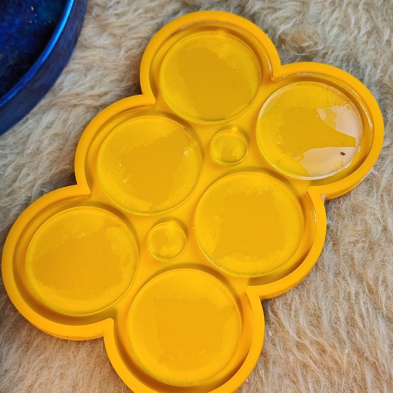 حوضچه قالبگیری _پالت دایره ۶تایی ۵سانتی ساده 