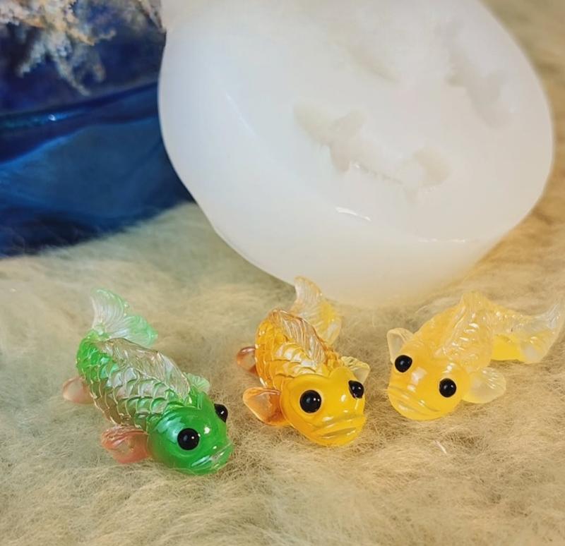 قالب ماهی سه تایی بزرگ