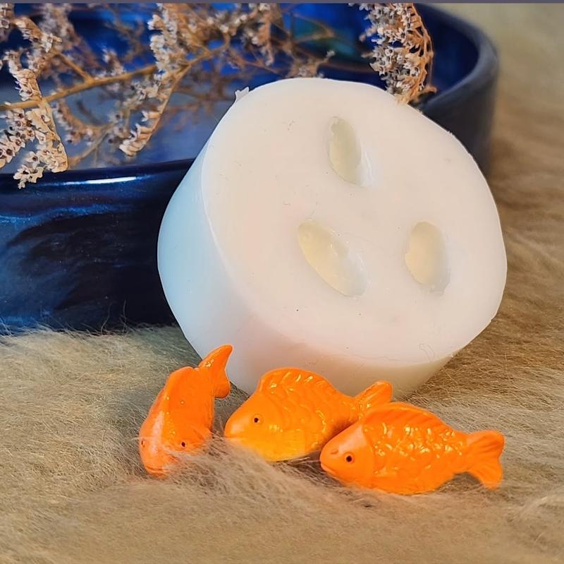 قالب ماهی سه تایی کوچیک