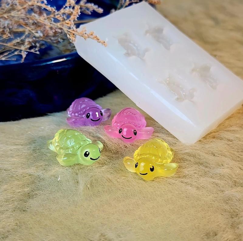 قالب لاک‌پشت ۴تایی ریز