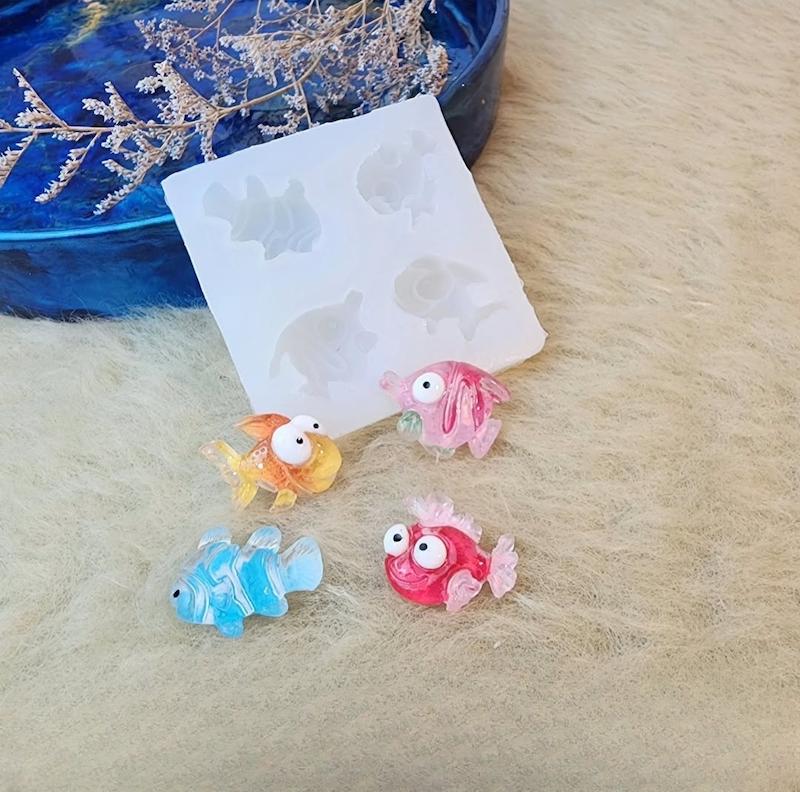 قالب ماهی ۴تایی طرحهای متنوع