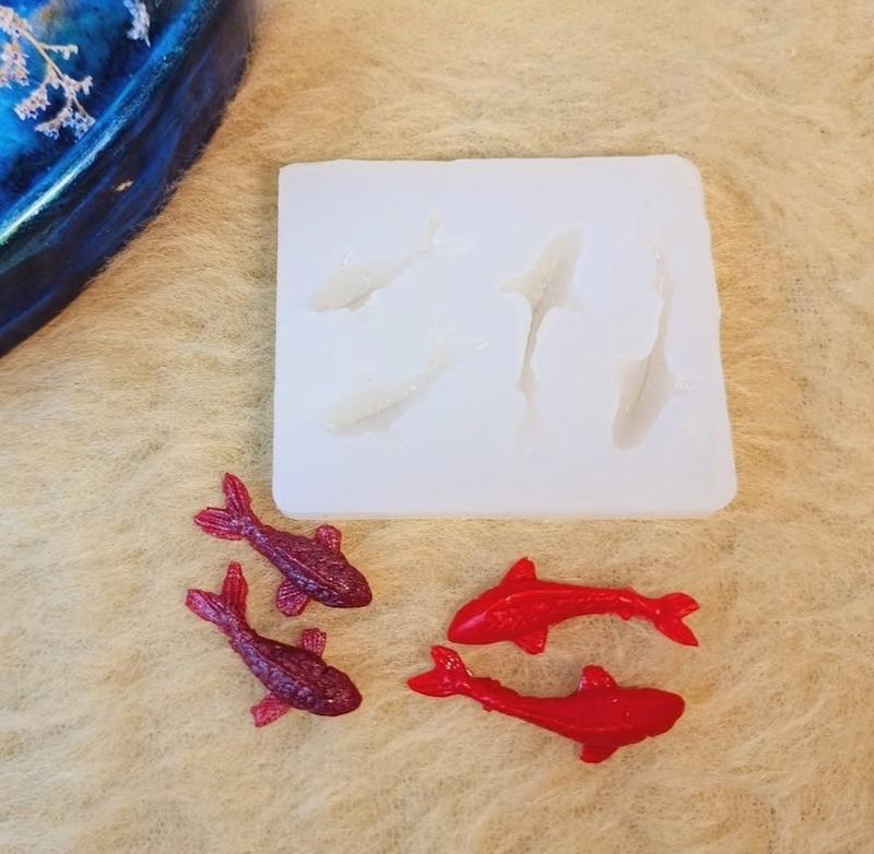 قالب ماهی قرمز ۴تایی