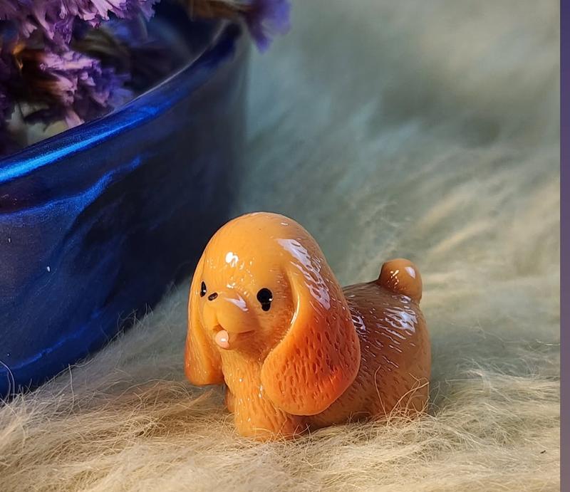 قالب سگ قهوه‌ای 