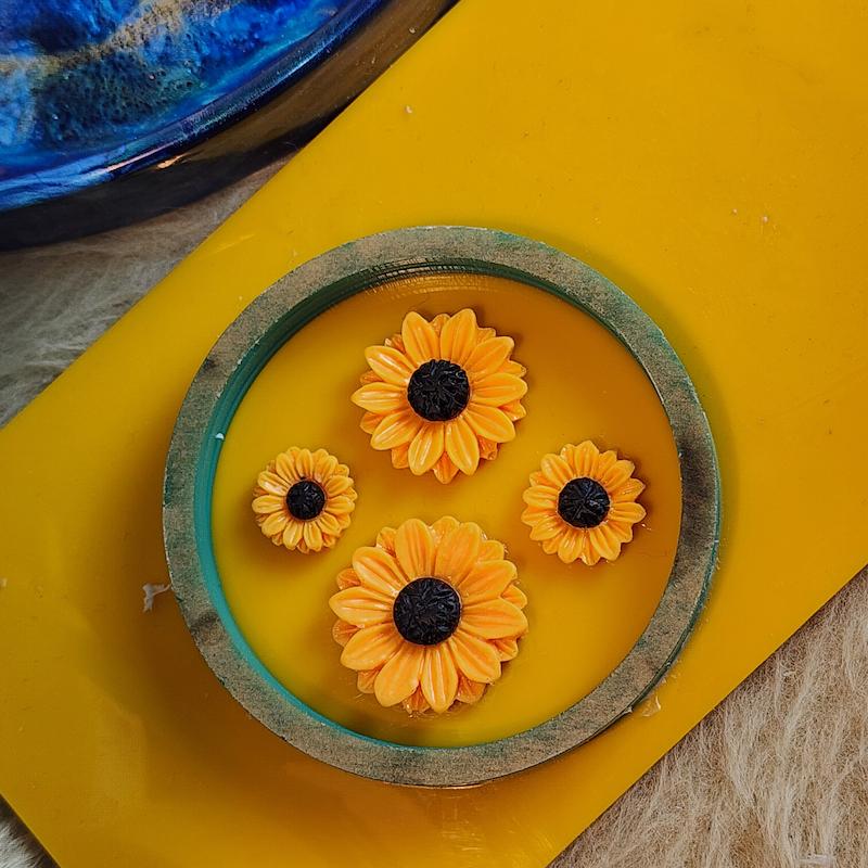 قالب گل آفتاب گردان 