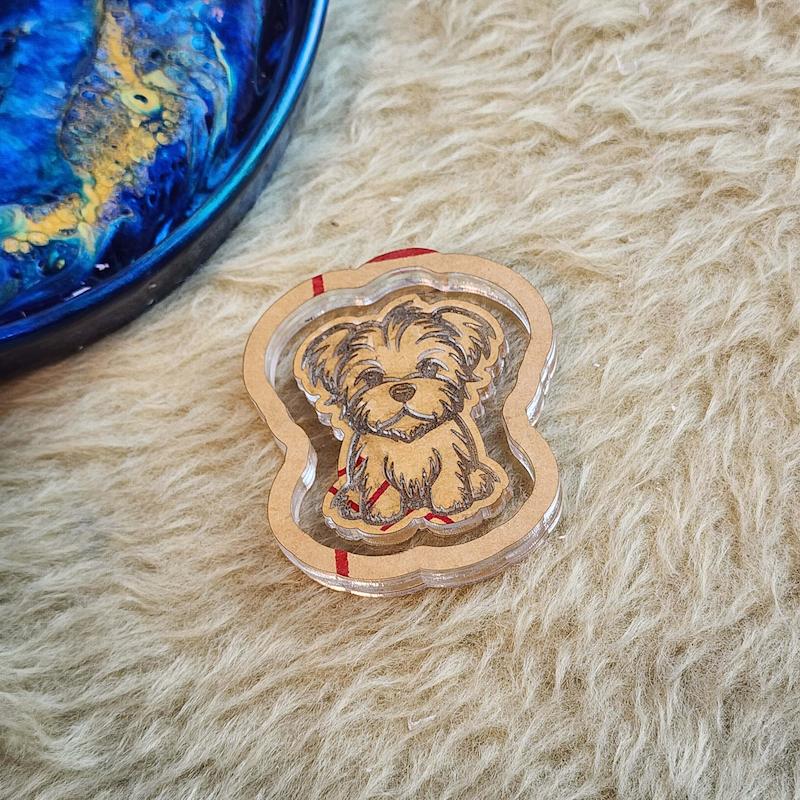 حوضچه قالبگیری _حک سگ پشمالو