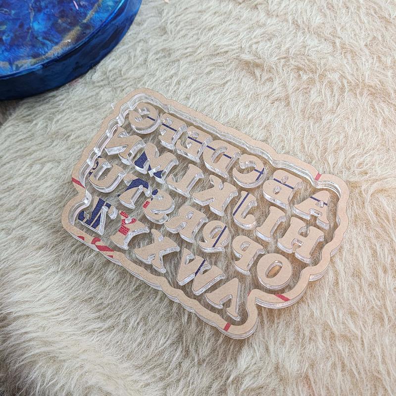 حوضچه قالبگیری _پالت حروف دو سانتی