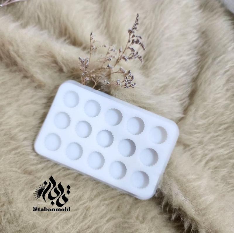 قالب ۱۵تایی دایره دفرمه سایز ۱/۵سانتی