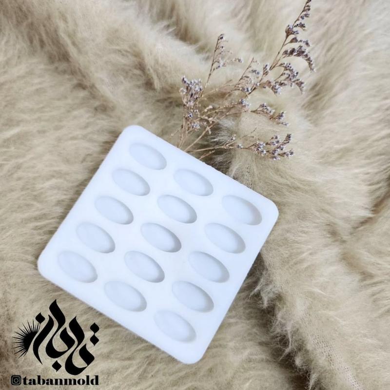 قالب ۱۵تایی بیضی سایز ۱در۲