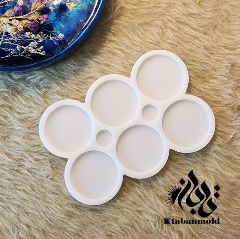 پالت دایره ۶تایی ۵سانتی ساده