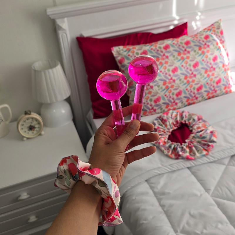 گوی یخ ماساژصورت (دوعددی)