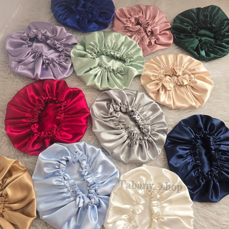 کلاه خواب مراقبتی دورو ساتن ساده