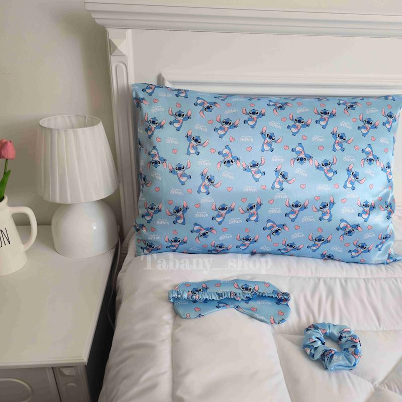 روبالشی ساتن ابریشم طرح استیچ stich