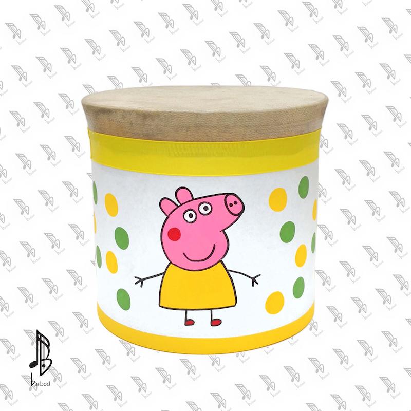 طبلک باربد (زمینه سفید + کاور)