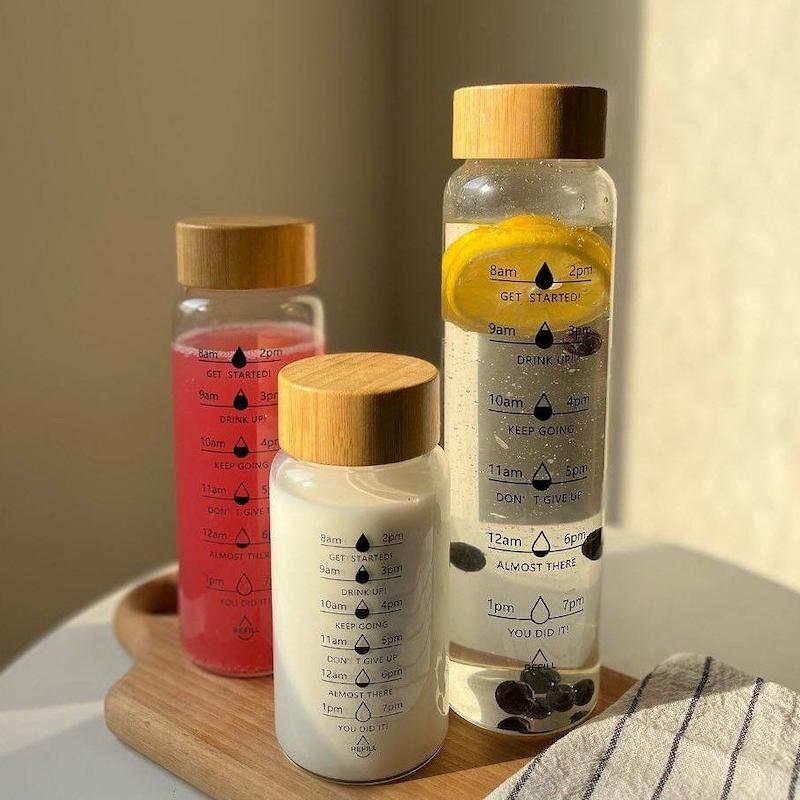 بطری پیرکس در بامبو