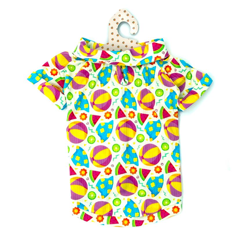 پیراهن سگ نر تادو طرح هاوایی کد HN102