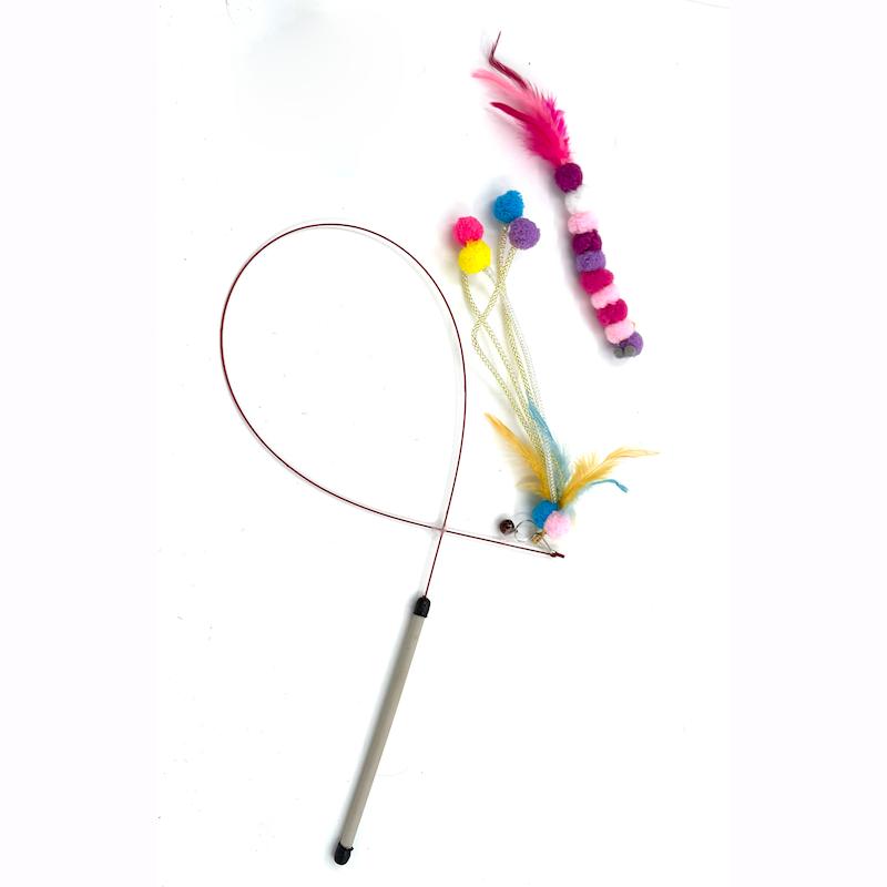 چوب بازی گربه تادو مدل فنری