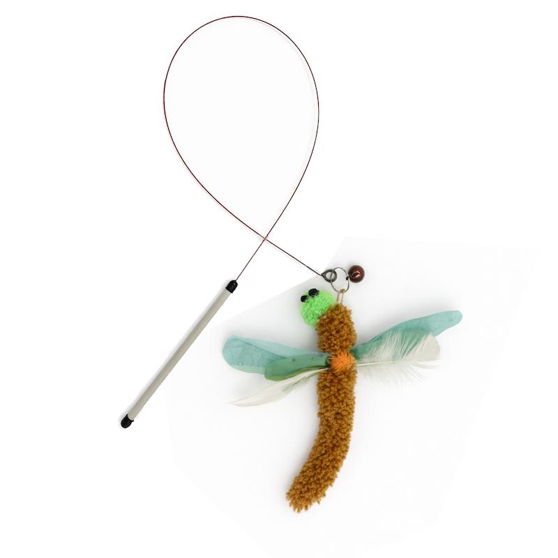 چوب بازی گربه تادو مدل فنری طرح سنجاقک