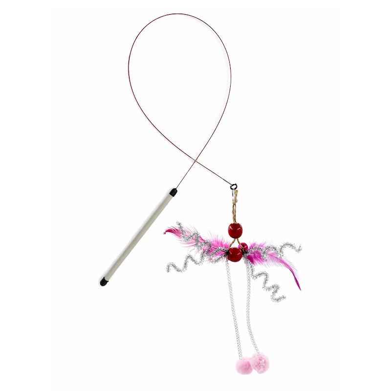 چوب بازی گربه تادو مدل فنری طرح فرشته