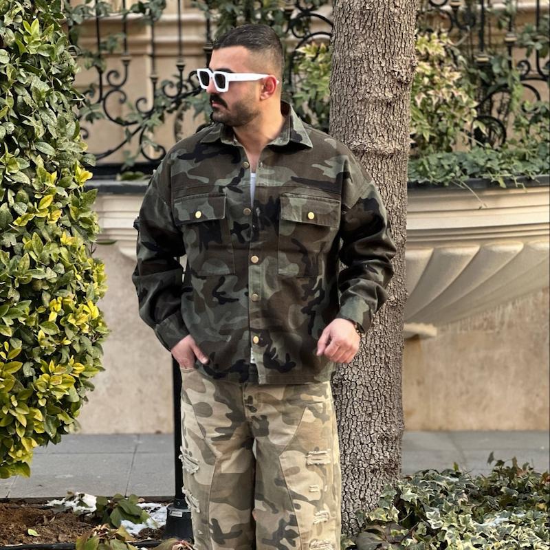 پیراهن چیریکی استین بلند 