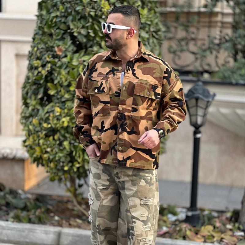 پیراهن چیریکی استین بلند 