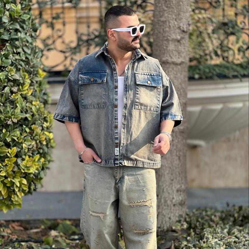 پیراهن جین استین 3 رب 