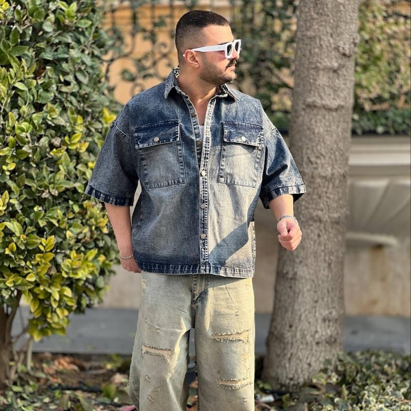 پیراهن جین استین 3 رب 