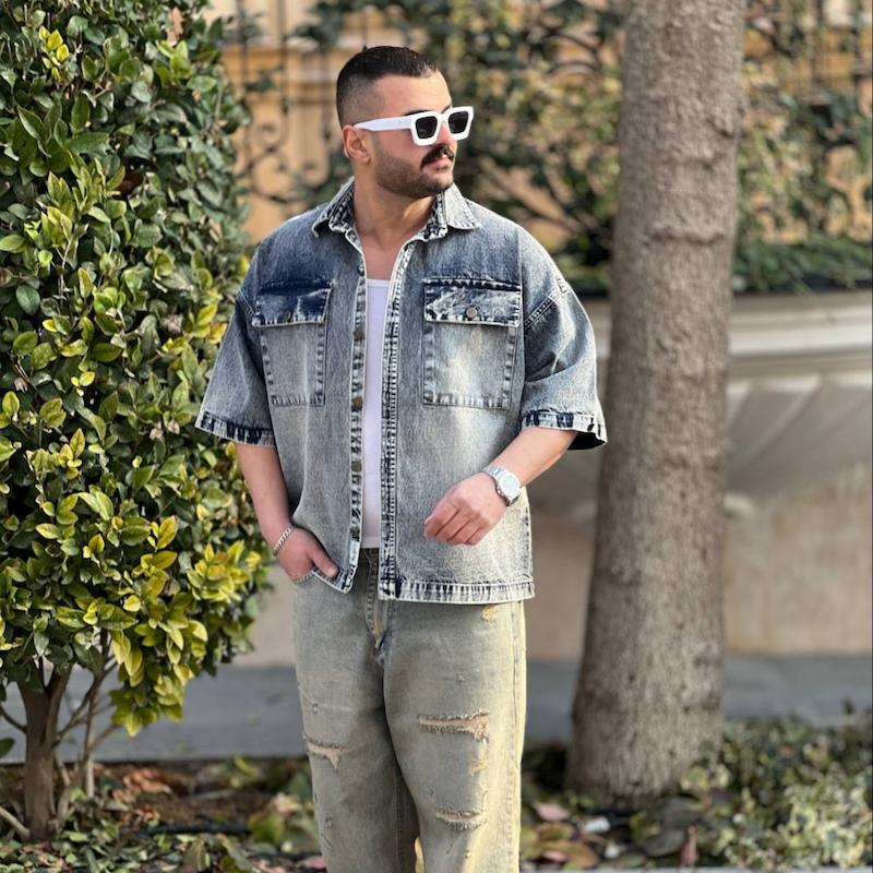 پیراهن جین استین 3 رب 