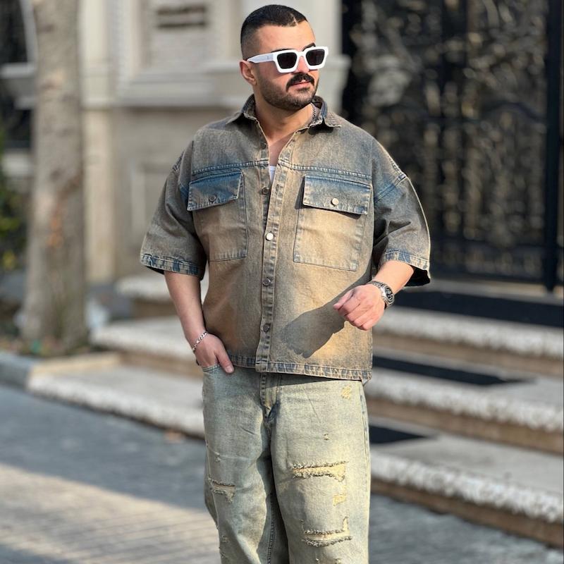 پیراهن جین استین 3 رب 